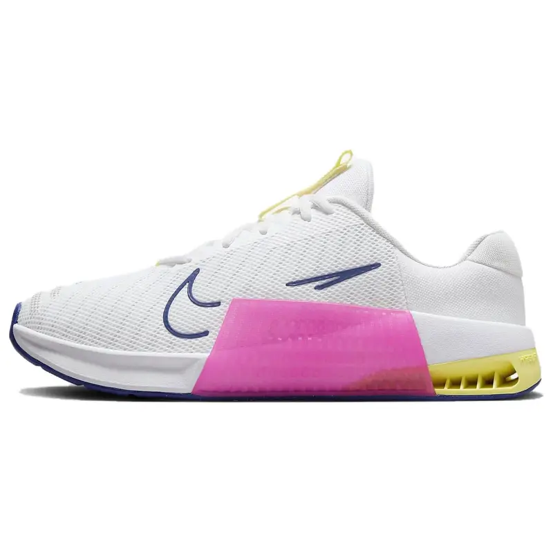 Scarpe da Ginnastica da Uomo Nike Metcon 9 Bianco Rosa Acceso Blu Reale Profondo DZ2617-102 44