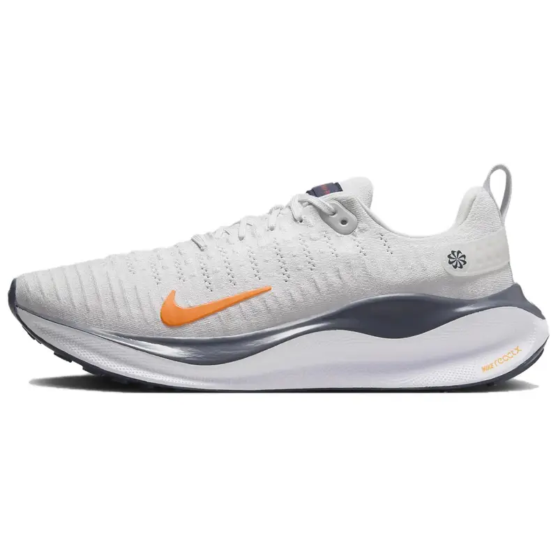 Scarpe da Ginnastica da Uomo Nike ReactX Infinity Run 4 Tinta Platino Blu Tuono Bianco Summit-White Arancione Totale DR2665-010 40 5