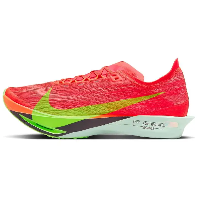 Scarpe da Ginnastica da Uomo Nike ZoomX Streakfly 2 Crimson Brillante Lime Blast Rosse Iper-Arancioni Gridiron HF6416-600 38 5