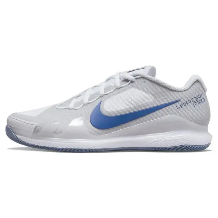 Scarpe da Ginnastica da Uomo NikeCourt Air Zoom Vapor Pro Bianco Blu Mistico Nero Grigio Cenere Ardesia Nebbia CZ0220-111 48 5