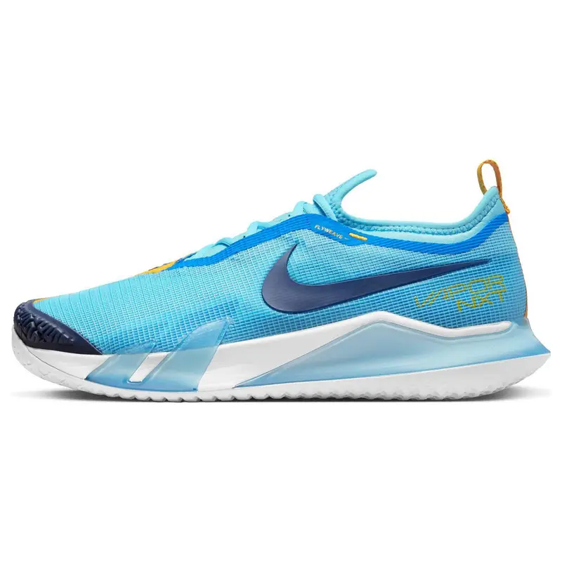 Scarpe da ginnastica da uomo NikeCourt React Vapor NXT Blue Chill Blu Ghiaccio Mezzanotte-Navy CV0724-401 38 5
