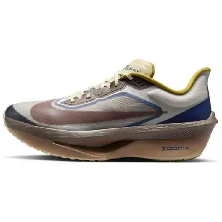 Scarpe da ginnastica Nike da uomo Zoom Fly 6 Premium Cave Stone Blue Void Uomo Marrone Osso Chiaro Borgogna-Crush HV4366-072 39