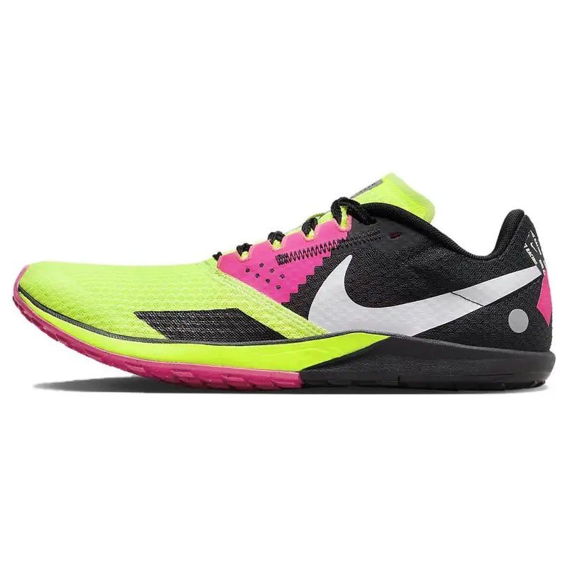 Scarpe da ginnastica Nike Zoom Rival Waffle 6 Volt Hyper Pink Unisex Verde Nero Bianco DX7998-700 41