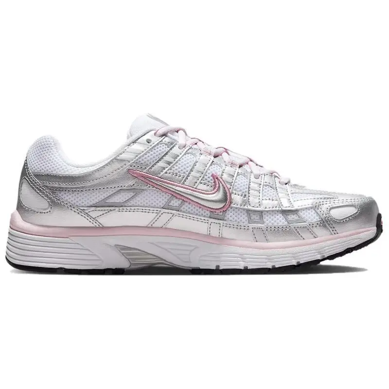 Scarpe da Running Basse Resistenti all Abrasione Nike P 6000 da Donna Sneakers Bianche Argento BV1021-108 39 miniatura 4