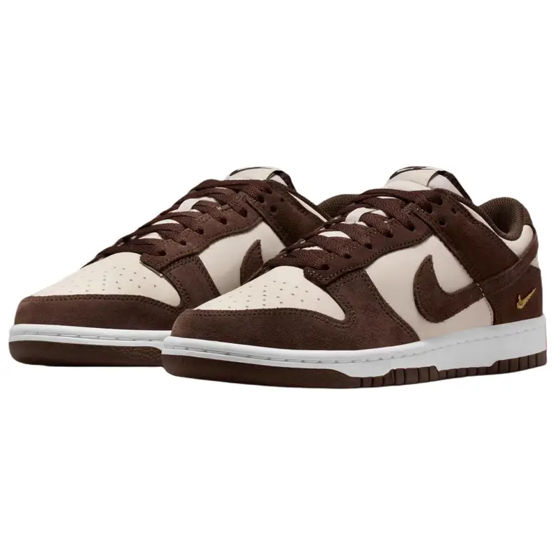 Scarpe da Skate Nike Dunk Vestibilità Comoda Basse da Donna Scarpe da Skate Marroni IO4244-102 36 miniatura 3