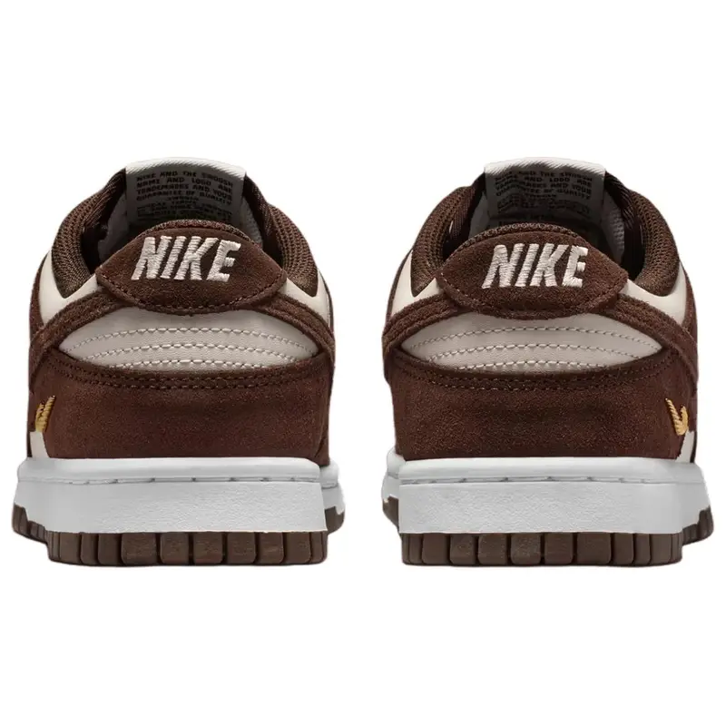 Scarpe da Skate Nike Dunk Vestibilità Comoda Basse da Donna Scarpe da Skate Marroni IO4244-102 36 miniatura 4