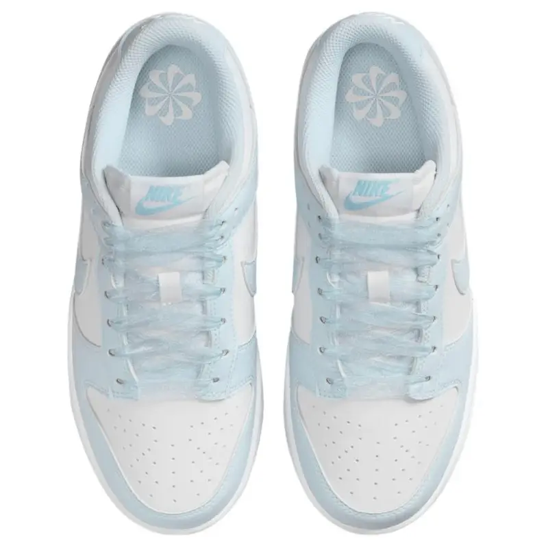 Nike Sneakers Dunk Low Next Nature Bianco e Blu da Donna miniatura 3