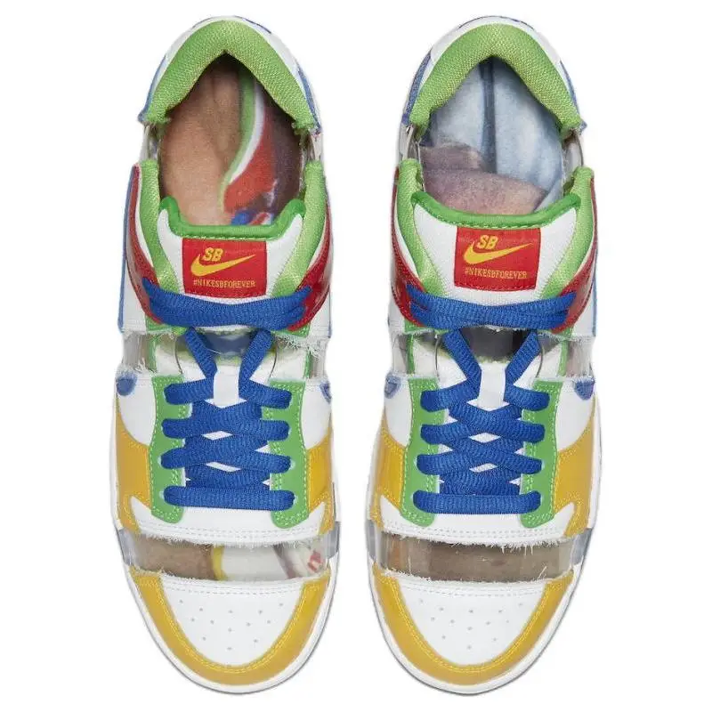 Scarpe da skateboard da uomo Nike SB Dunk Low Sandy Bodecker FD8777-100 38 5 miniatura 3