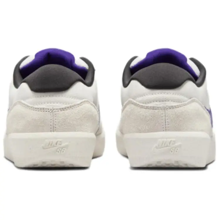 Scarpe da skateboard Nike Sb Force 58 Phantom Summit White Dark Smoke Grey Court Purple DV5477-006 45 miniatura 3