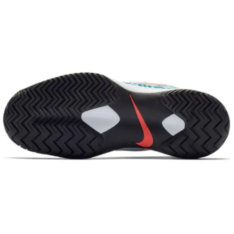 Scarpe da Tennis Nike Zoom Cage 3 Antiscivolo Resistenti Tomaia Bassa Sneakers Donna Blu Rosso 918199-400 40.5 miniatura 3