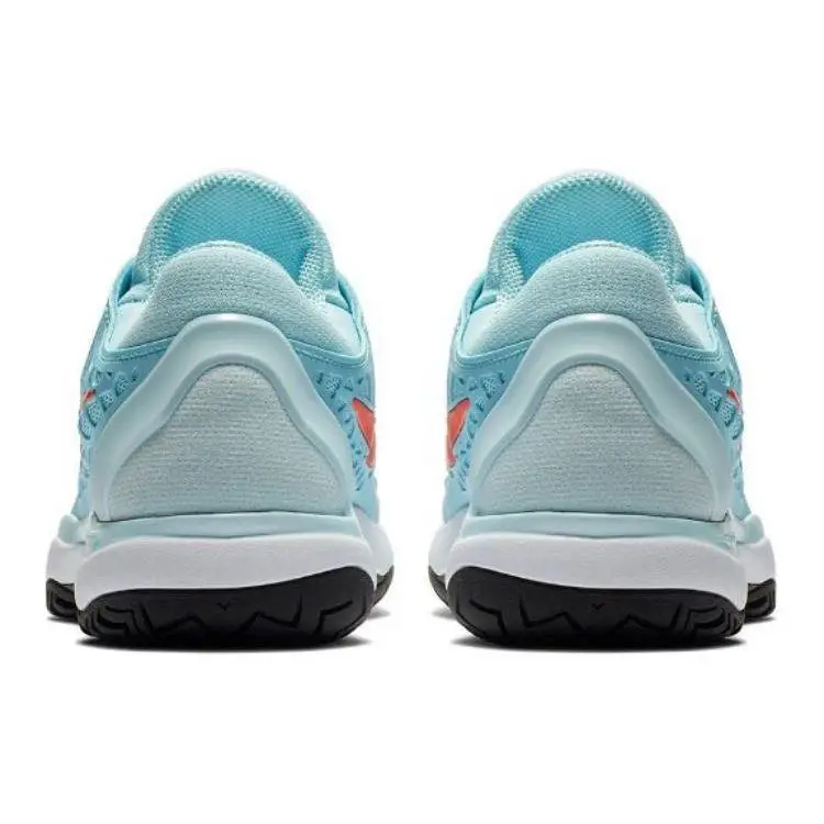 Scarpe da Tennis Nike Zoom Cage 3 Antiscivolo Resistenti Tomaia Bassa Sneakers Donna Blu Rosso 918199-400 40.5 miniatura 4