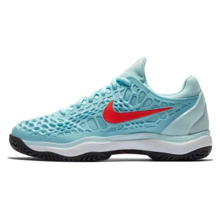 Scarpe da Tennis Nike Zoom Cage 3 Antiscivolo Resistenti Tomaia Bassa Sneakers Donna Blu Rosso 918199-400 40.5