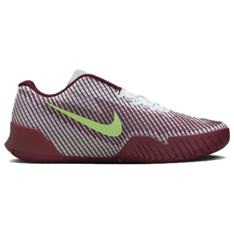 Scarpe da Uomo NikeCourt Air Zoom Vapor 11 HC Bianco Rosso Team Sneakers Lime-Blast DR6966-104 48 5 miniatura 4
