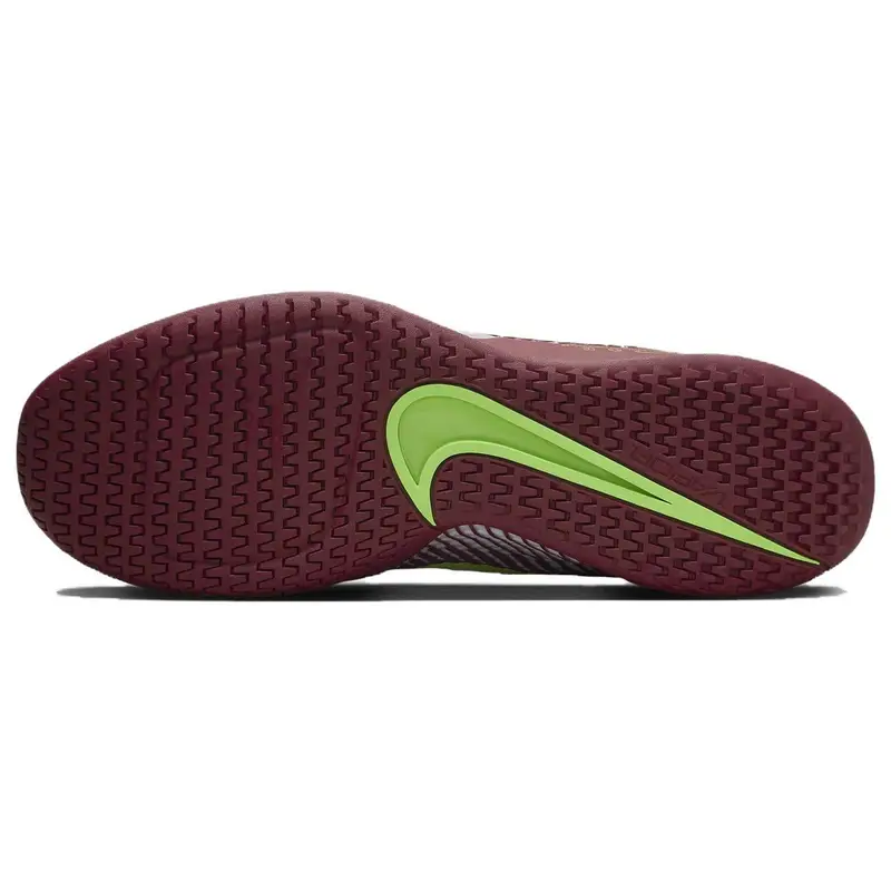 Scarpe da Uomo NikeCourt Air Zoom Vapor 11 HC Bianco Rosso Team Sneakers Lime-Blast DR6966-104 miniatura 2