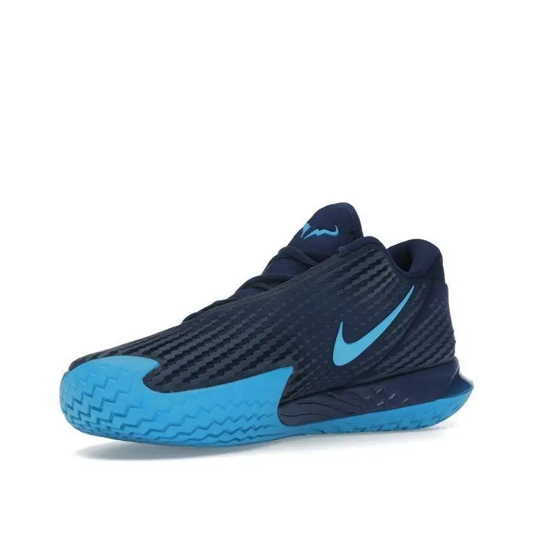 Scarpe da Uomo NikeCourt Zoom Vapor Cage 4 Rafa Blue Void Blu Laser DD1579-401 41 miniatura 4