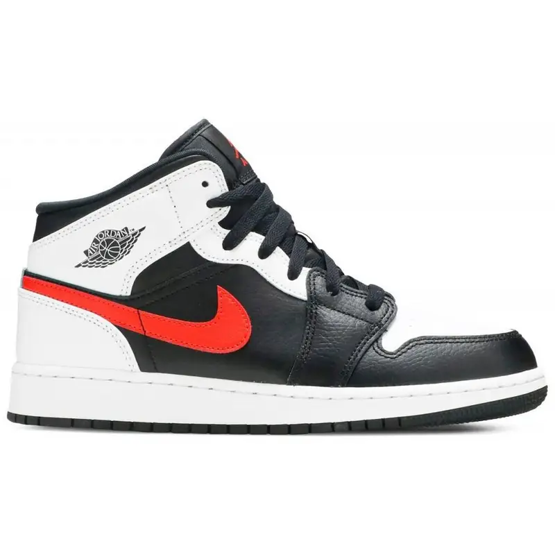 Scarpe nike air jordan mid chile red- pelle- bianco/nero/rosso-- | Nike