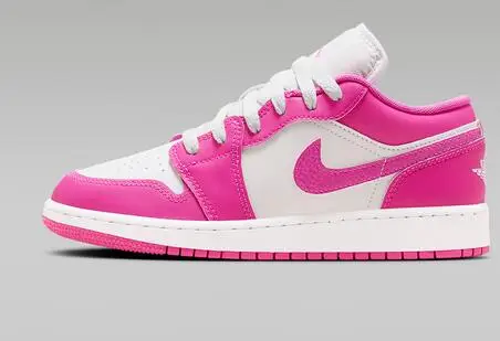 Scarpe ragazza nike air jordan low (gs) - fucsia/bianco | Nike Rosa fucsia