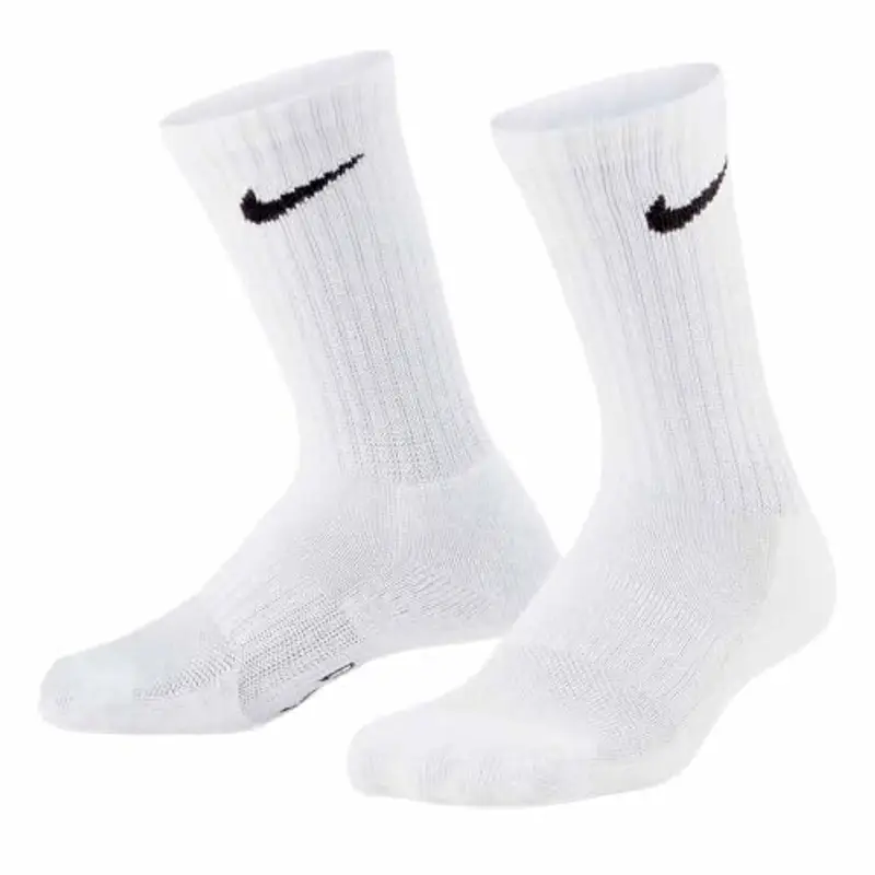 NIKE - Set composto da 3 paia di calze - Bordo a costine e supporto plantare per un fit confortevole e sicuro. - Tallone e punta rinforzati per conferire resistenza alle zone più soggette a usura. -..