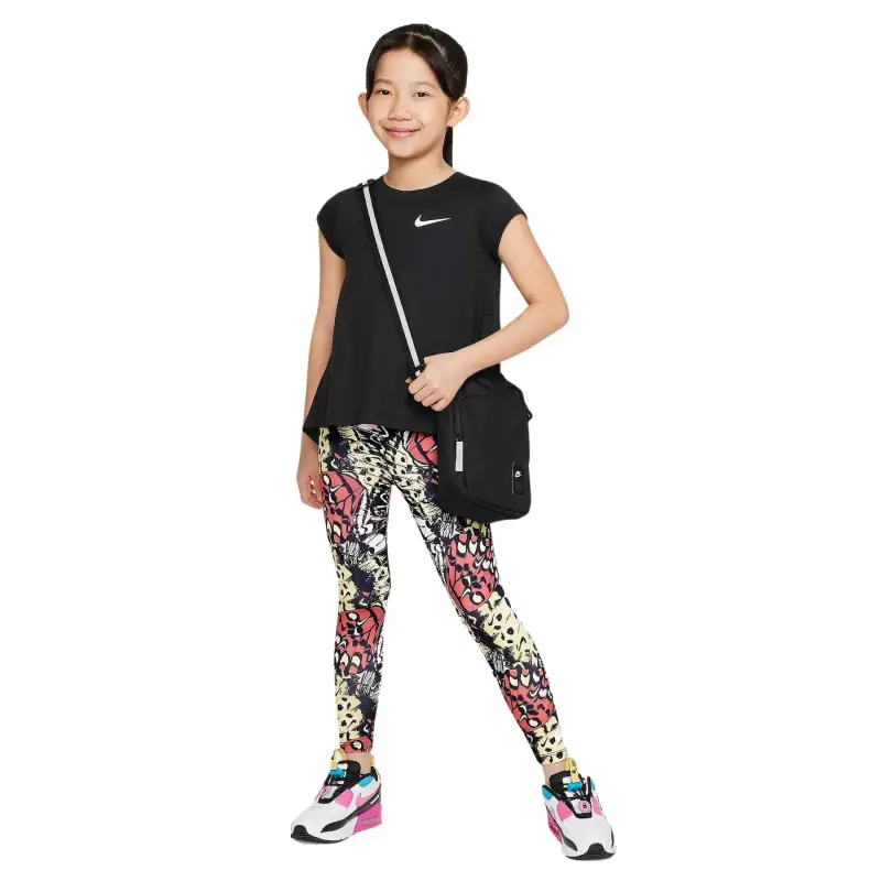 Set di leggings da bambina Nike Meta-Morph Noir