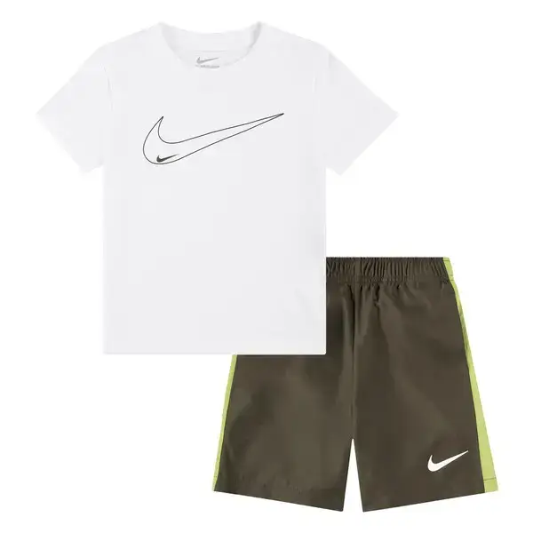 Set di Short da bambino Nike Club SSNL WVN Vert