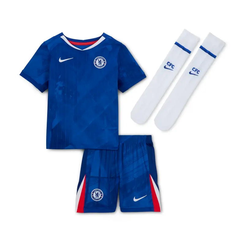 Set Domicilio bambino Chelsea 2025/26 Bleu