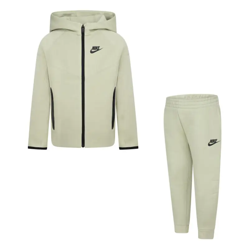 Set tuta da jogging e felpa con cappuccio per bambini Nike Beige