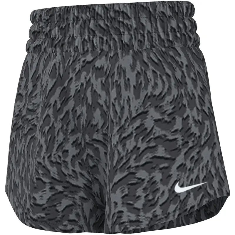 Short a vita alta per bambina Nike One Gris