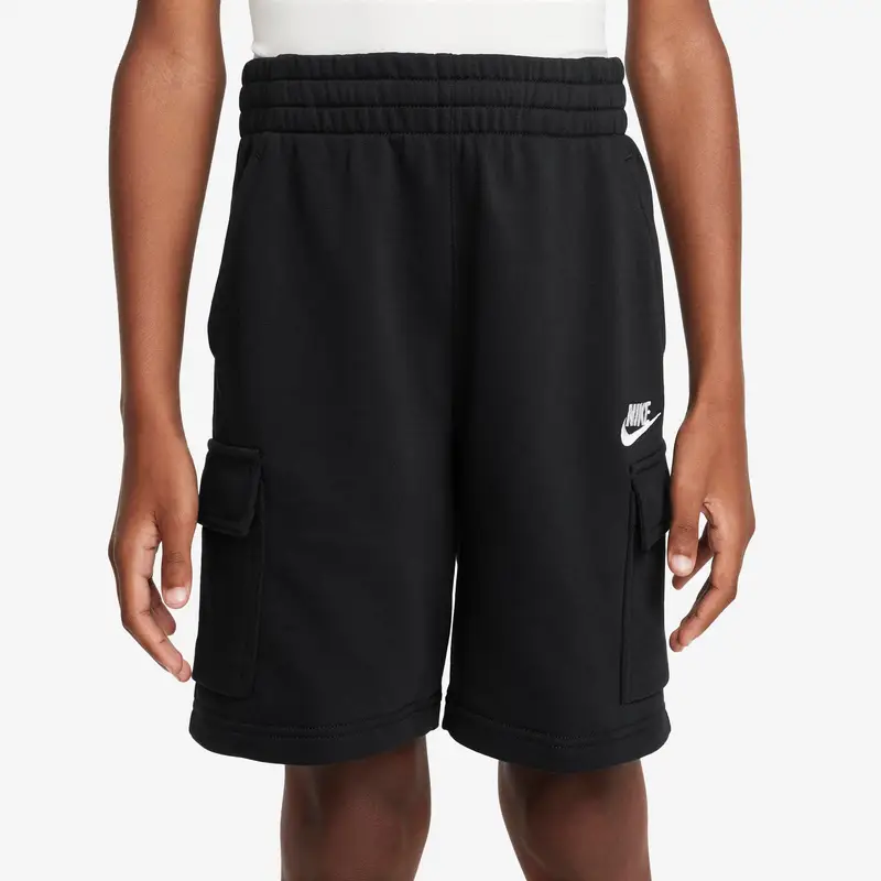 Short cargo in felpa bambino Nike Club Noir