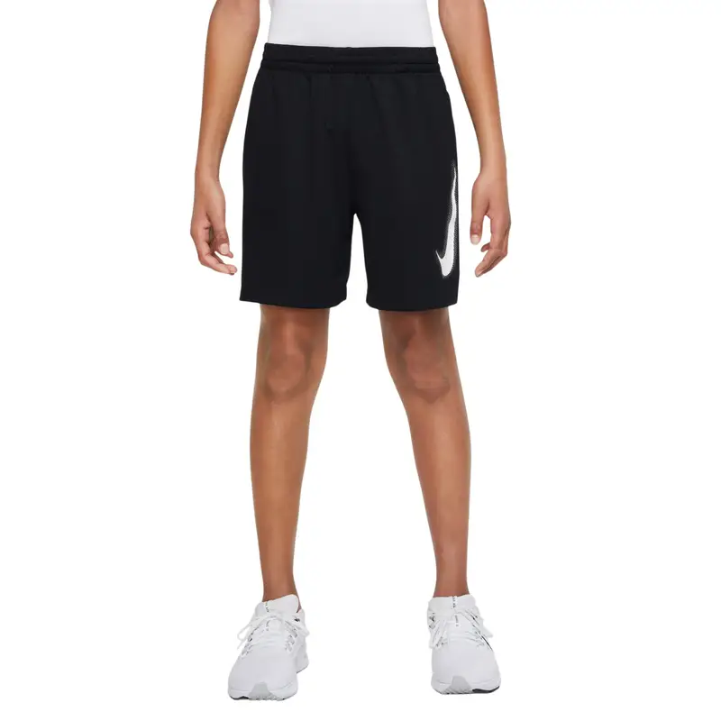 Short da bambino in tessuto Nike Dri-FIT Multi+ Noir