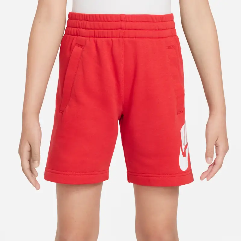 Short per bambini Nike Club Fleece Rouge