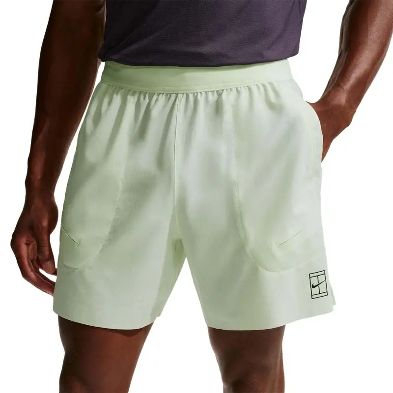 Short Tennis Court Advantage Volt Tint Nero Uomo M