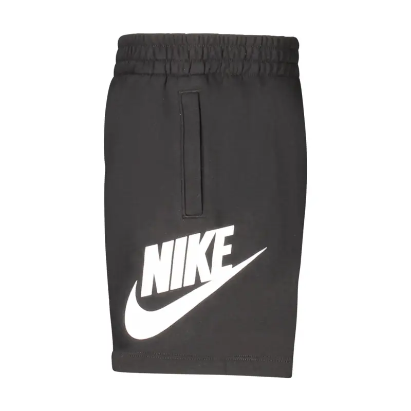 Nike Short Unisex Nero con Stampa Logo miniatura 3