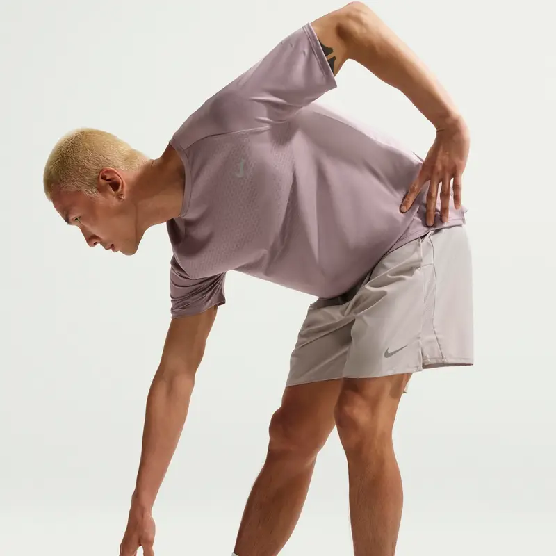 Shorts con sottoShorts Nike Challenger Gris