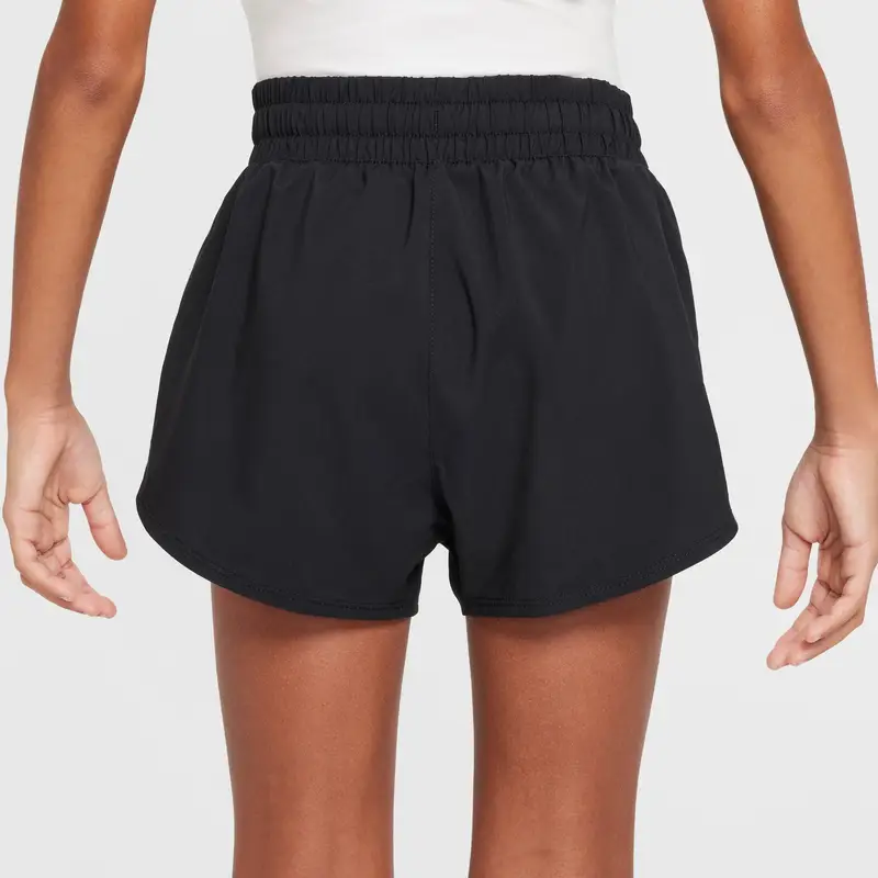 Shorts da bambina Nike One Noir