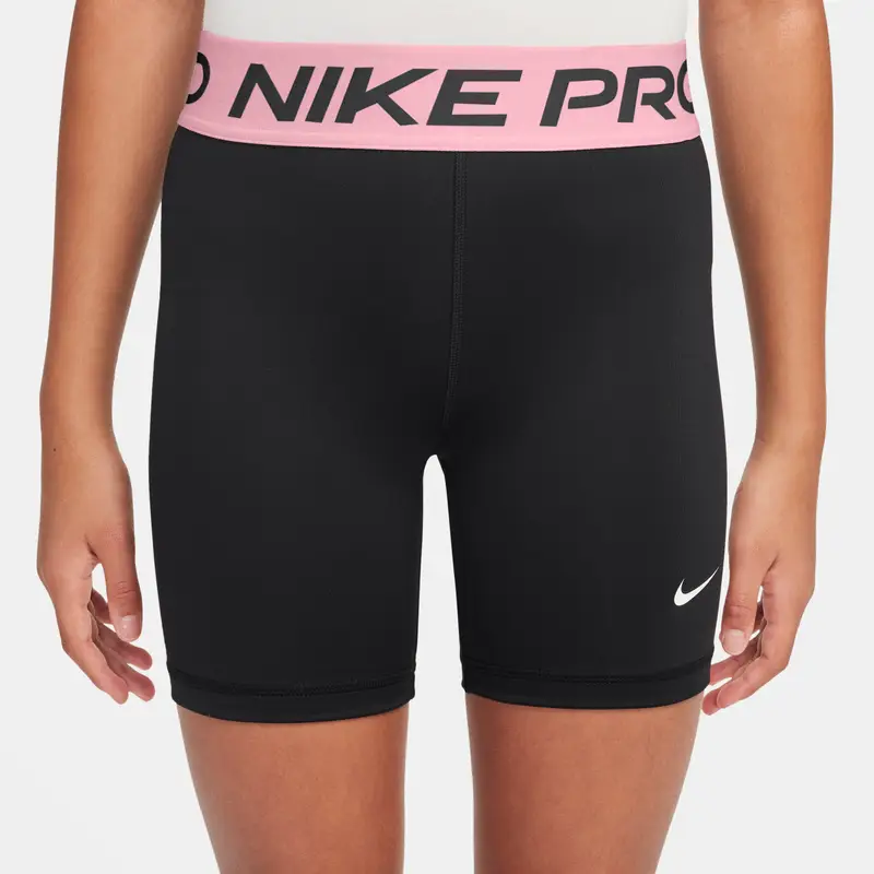Shorts da bambina Nike Pro Dri-FIT Noir
