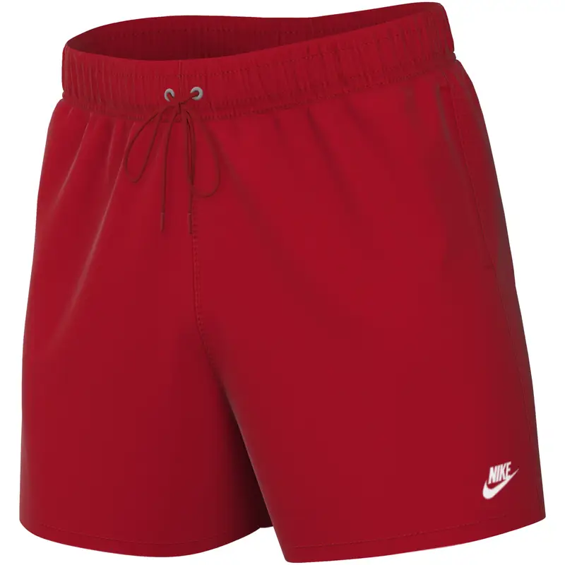 Shorts flow intrecciati Nike Club Rouge