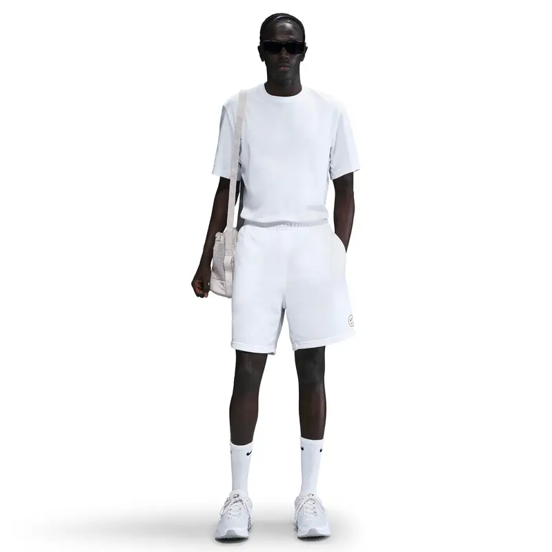 Shorts in pile Nike Air Blanc