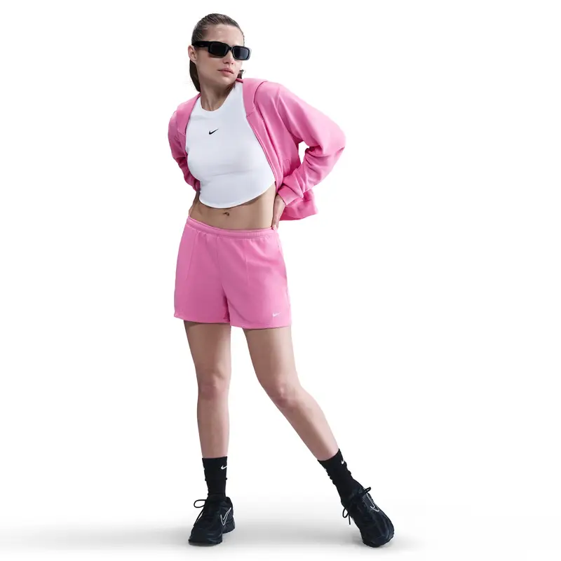 Shorts in pile Nike Chill Rose