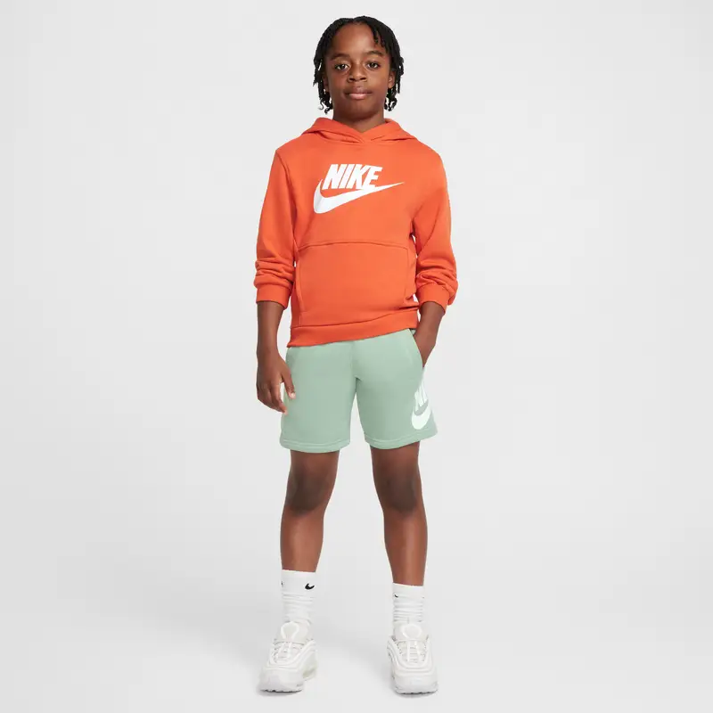 Shorts in pile per bambini Nike Club Fleece Vert