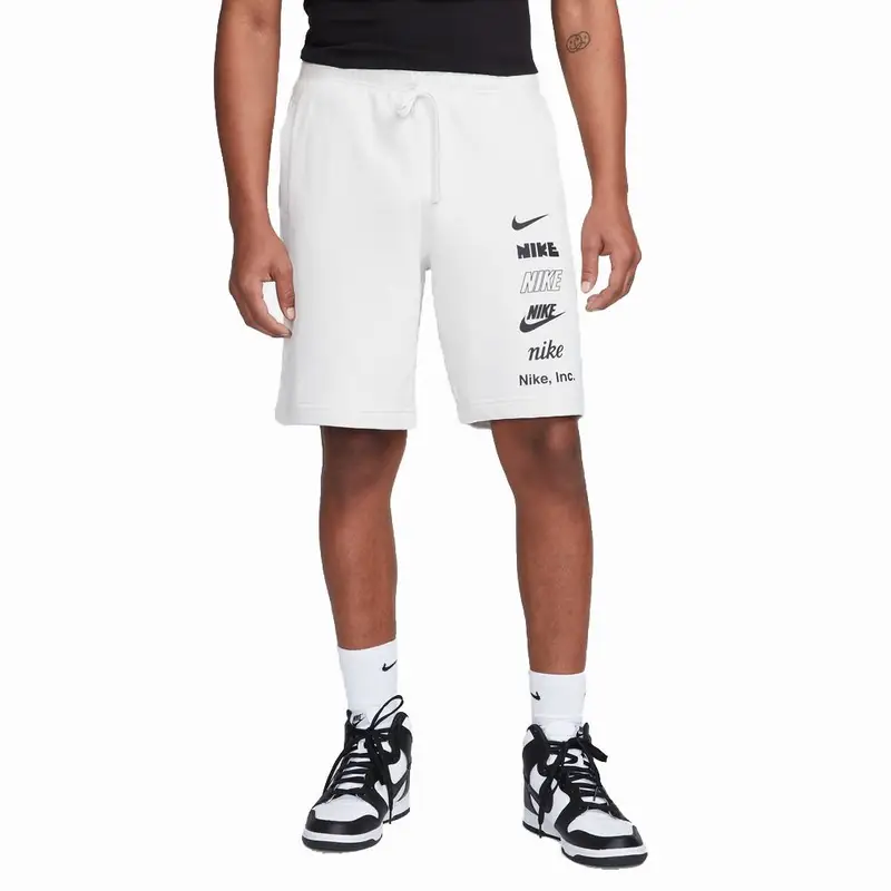 Shorts Logo Avorio Uomo XL