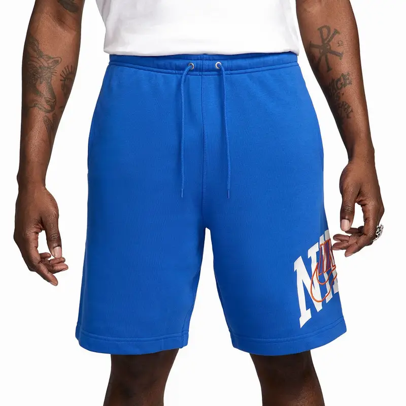 Shorts Logo Blu Uomo L