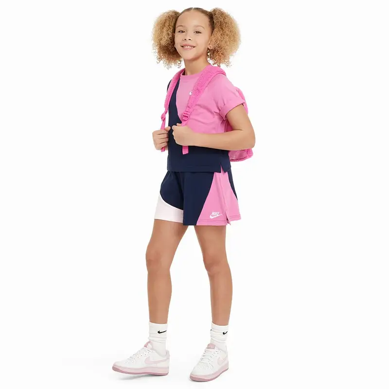 Shorts Multicolore Rosa Blu Bambina M