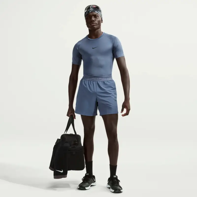 Shorts Nike Pro Bleu
