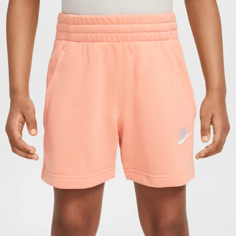 Shorts per bambini Nike Club Fleece Orange