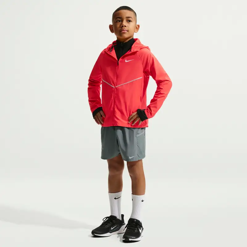 Shorts per bambini Nike Miler Gris