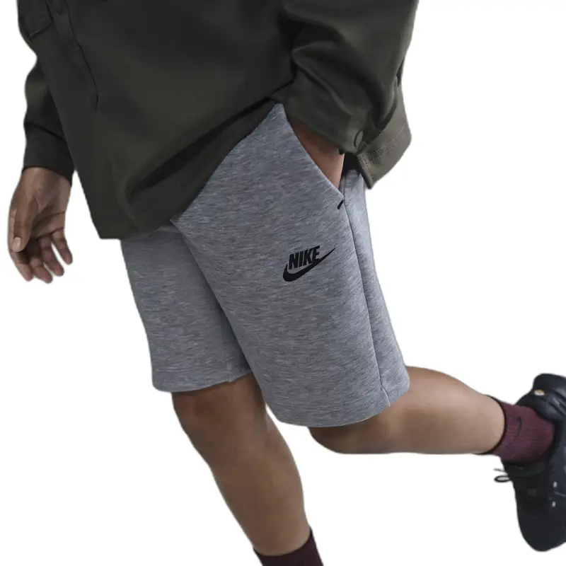 Shorts per bambini Nike Tech Gris