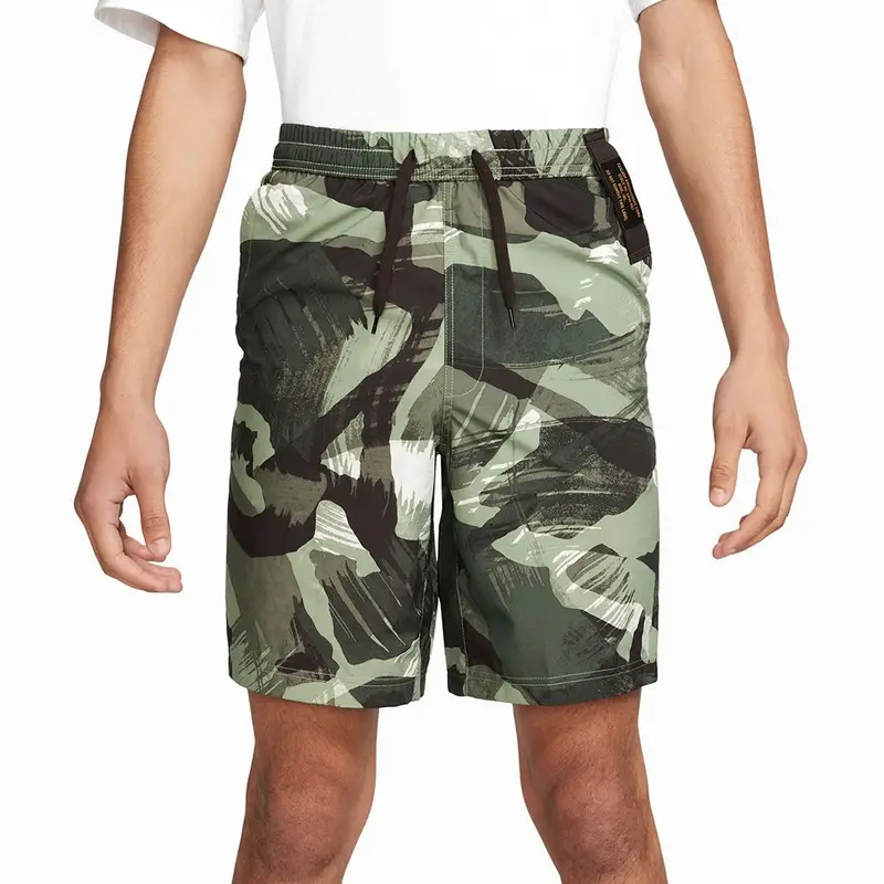 Shorts Sportivi Camouflage Verde Uomo XL