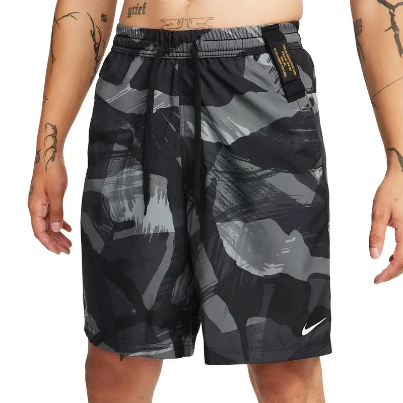 Shorts Sportivi Grigio Nero Uomo L