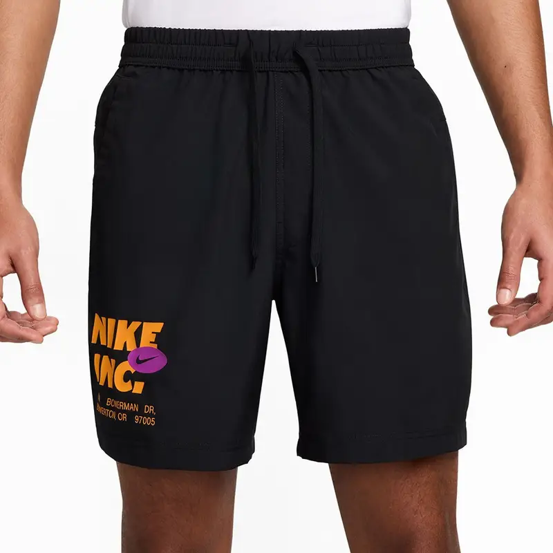 Shorts Sportivi Logo Train Nero Uomo XL