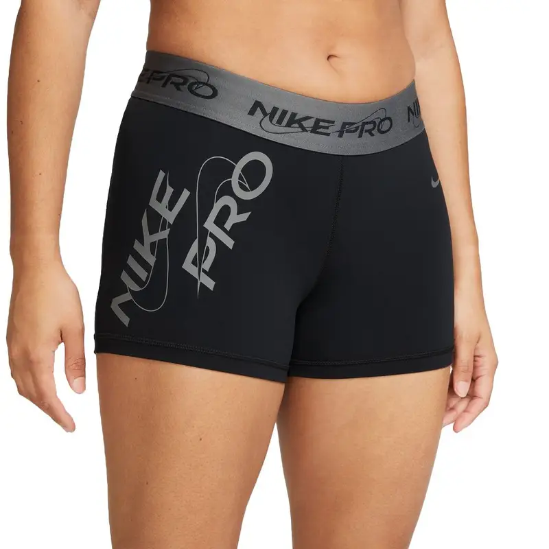 Shorts Sportivi Pro Train 3In Nero Donna M